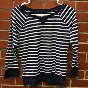 Striped Hollister Top Size Med